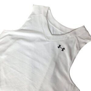 Under Armour Women's Tempo Stock Racerback Lacrosse Jersey Size Large White